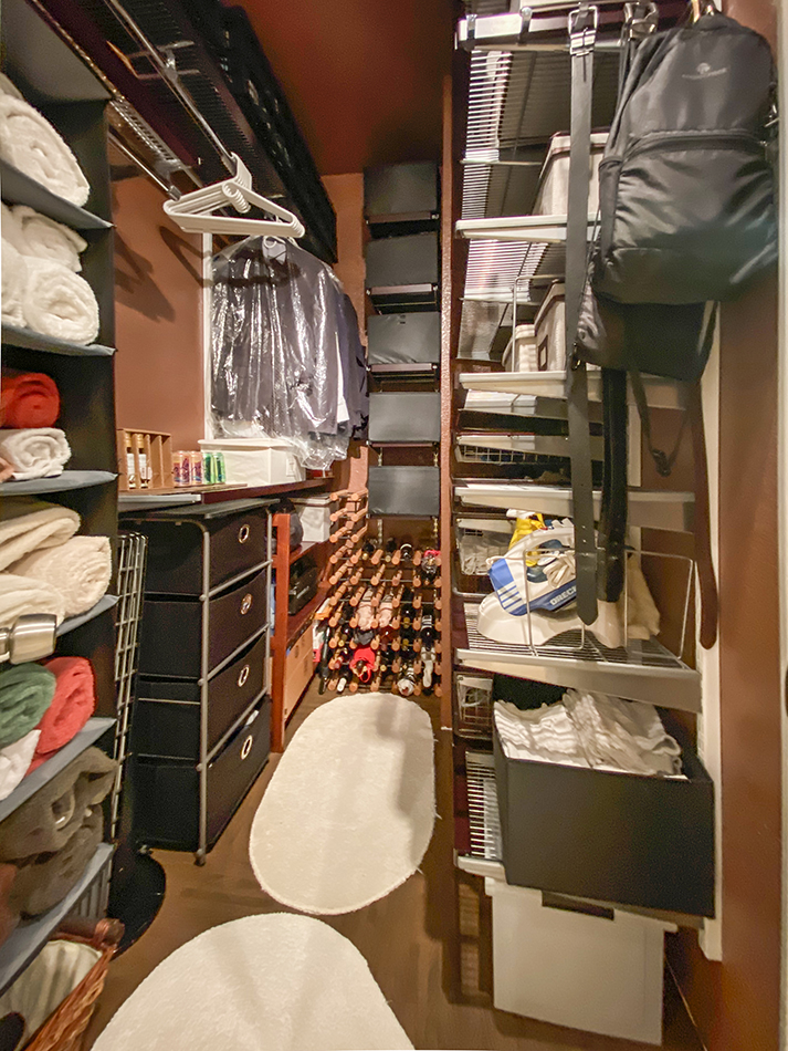 bathroom walk in closet