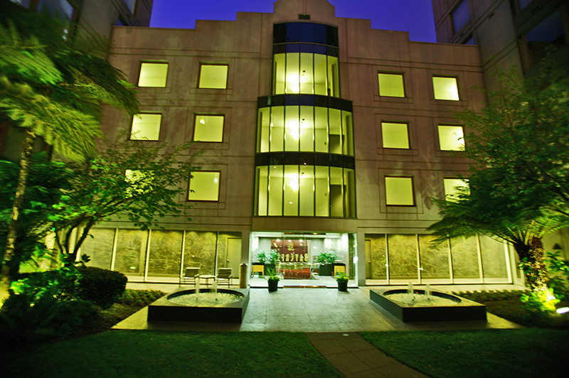 rear of building