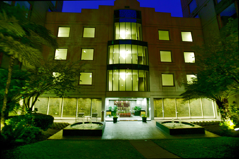 rear of building