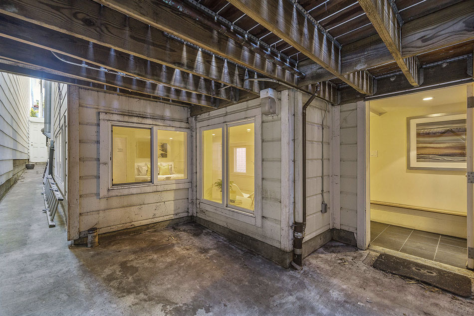 Separate entrance