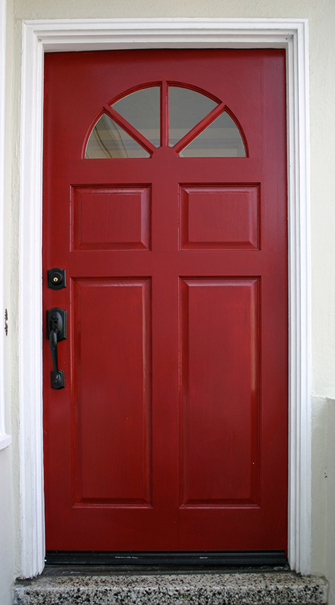 main entrance front door
